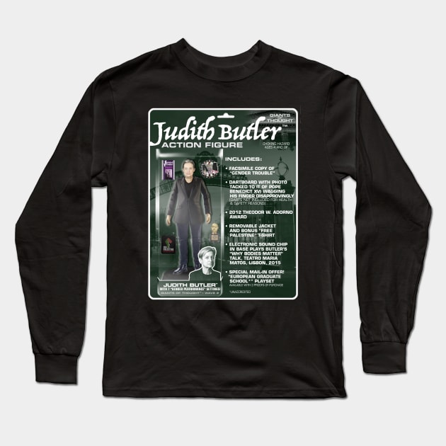 Judith Butler Action Figure Long Sleeve T-Shirt by GiantsOfThought